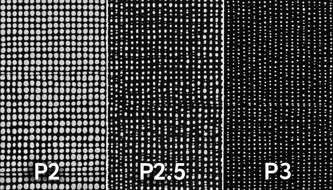 P2 vs P2.5 vs P3 LED: Which Pixel Pitch is Right for Your Project?